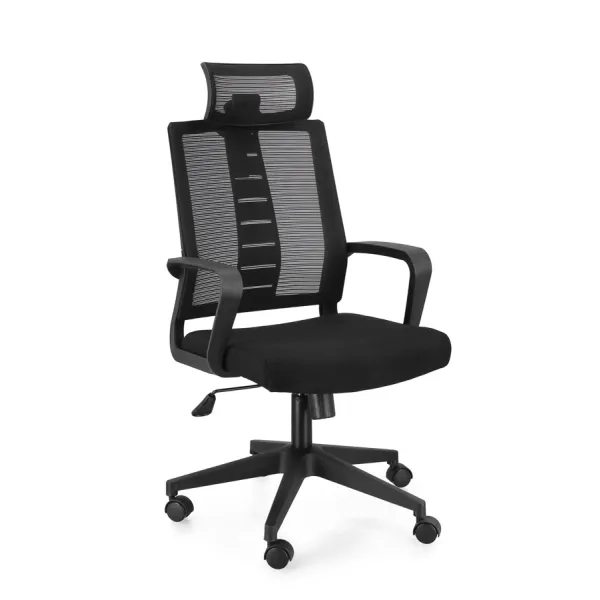 SILLÓN OFICINA C-BR ROMAN NEGRO