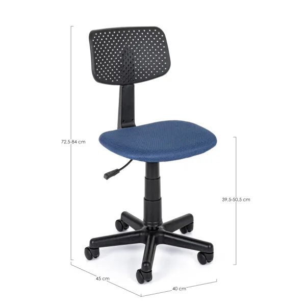 SILLA OFICINA ARTEMIS AZUL OSCURO