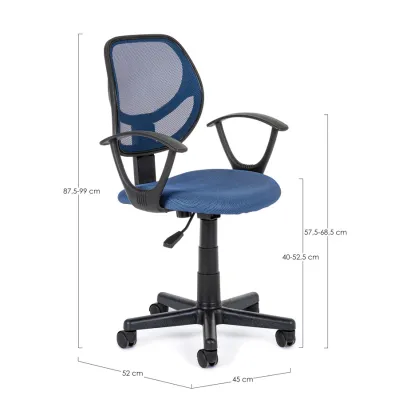 comprar SILLA OFICINA ELLA AZUL OSC online de Yes desde 118,58 €