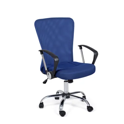 comprar SILLÓN OFICINA BRISBANE AZUL online de Yes desde 157,30 €