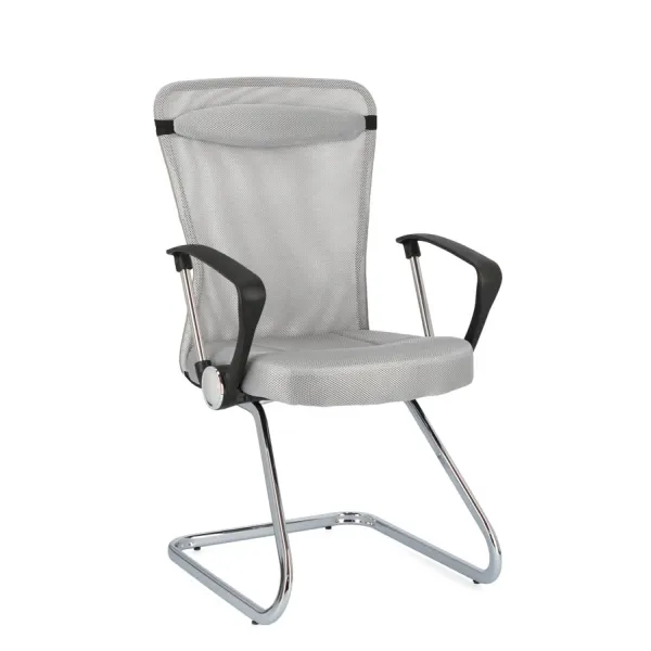 SILLÓN OFICINA KINGSTON GRIS