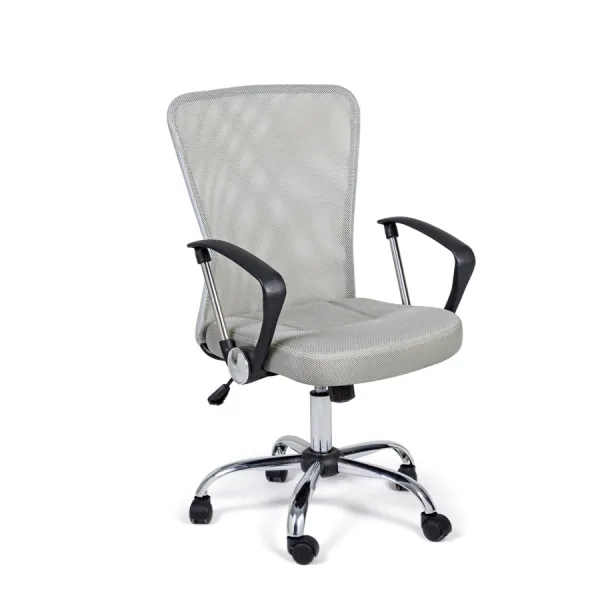 SILLÓN OFICINA BRISBANE GRIS CLARO