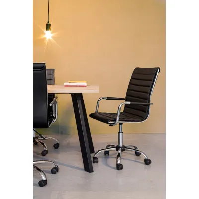 comprar SILLÓN OFICINA PERTH NEGRO online de Yes desde 197,23 €
