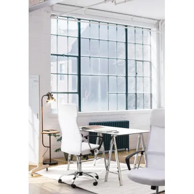 comprar SILLÓN OFICINA C-BRAZOS DAKAR BLANCO online de Yes desde 177,87 €