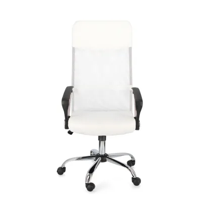 comprar SILLÓN OFICINA C-BRAZOS DAKAR BLANCO online de Yes desde 177,87 €