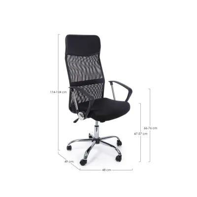 comprar SILLÓN OFICINA DAKAR NEGRO online de Yes desde 174,24 €