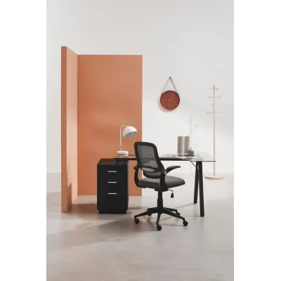 comprar SILLÓN OFICINA C-R GILMORE NEGRO online de Yes desde 166,98 €