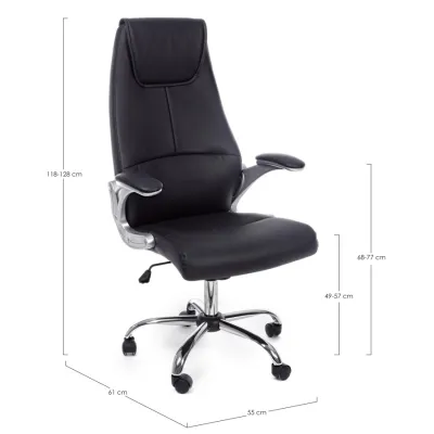 comprar SILLÓN OFICINA CAMBERRA NEGRO online de Yes desde 266,20 €