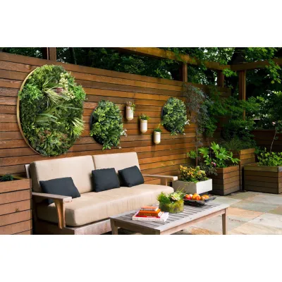 comprar CUADRO VEGETAL REDONDO ø 100CM Jardín Vertical online de  desde 118,42 €