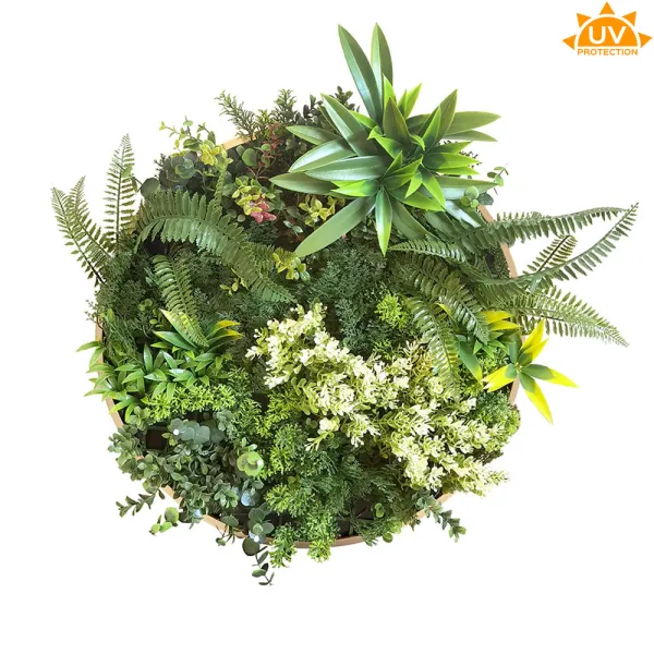 CUADRO VEGETAL REDONDO ø 50CM Jardín Vertical