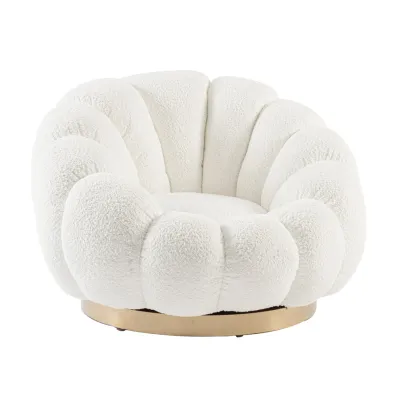 comprar SILLÓN GIRATORIO FLOREL BLANCO online de BIZZOTTO desde 627,39 €