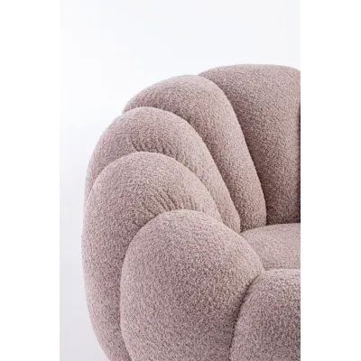 comprar SILLÓN GIRATORIO FLOREL ROSA ANTIGUO online de BIZZOTTO desde 627,39 €