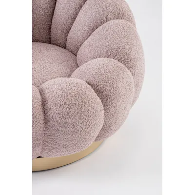 comprar SILLÓN GIRATORIO FLOREL ROSA ANTIGUO online de BIZZOTTO desde 627,39 €