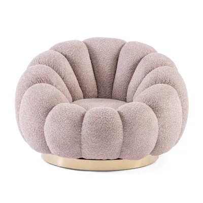 comprar SILLÓN GIRATORIO FLOREL ROSA ANTIGUO online de BIZZOTTO desde 627,39 €