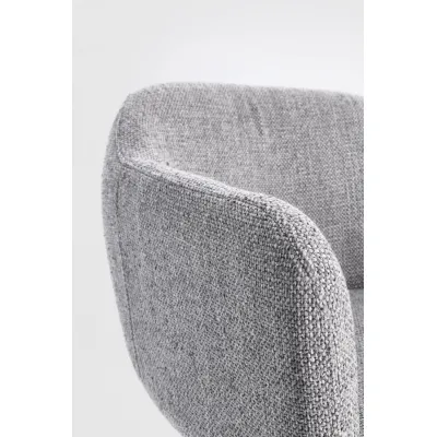 comprar SILLÓN GIRATORIO LOTTIE GRIS OSCURO online de BIZZOTTO desde 359,37 €