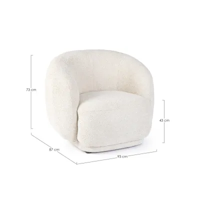 comprar SILLÓN TECLA NATURAL online de BIZZOTTO desde 627,39 €