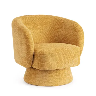 comprar SILLÓN GIRATORIO JULIENNE MOSTAZA online de BIZZOTTO desde 448,43 €
