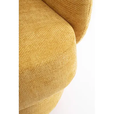 comprar SILLÓN GIRATORIO JULIENNE MOSTAZA online de BIZZOTTO desde 448,43 €