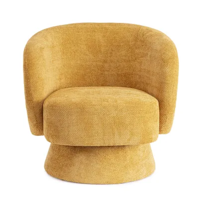 comprar SILLÓN GIRATORIO JULIENNE MOSTAZA online de BIZZOTTO desde 448,43 €