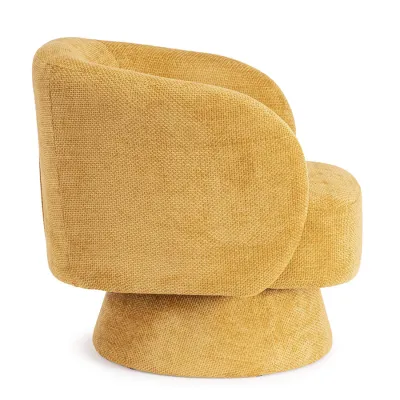 comprar SILLÓN GIRATORIO JULIENNE MOSTAZA online de BIZZOTTO desde 448,43 €