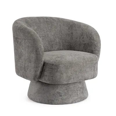 comprar SILLÓN GIRATORIO JULIENNE GRIS OSCURO online de BIZZOTTO desde 448,43 €