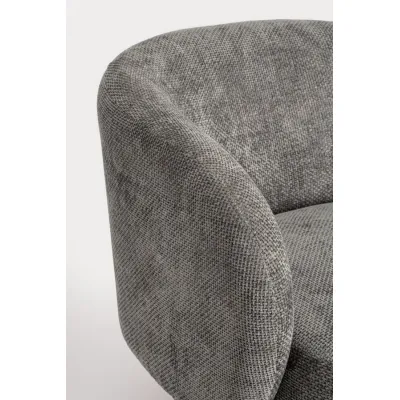 comprar SILLÓN GIRATORIO JULIENNE GRIS OSCURO online de BIZZOTTO desde 448,43 €