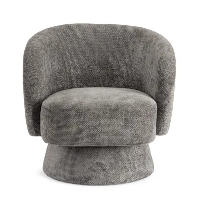 comprar SILLÓN GIRATORIO JULIENNE GRIS OSCURO online de BIZZOTTO desde 448,43 €