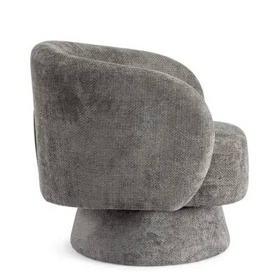 comprar SILLÓN GIRATORIO JULIENNE GRIS OSCURO online de BIZZOTTO desde 448,43 €