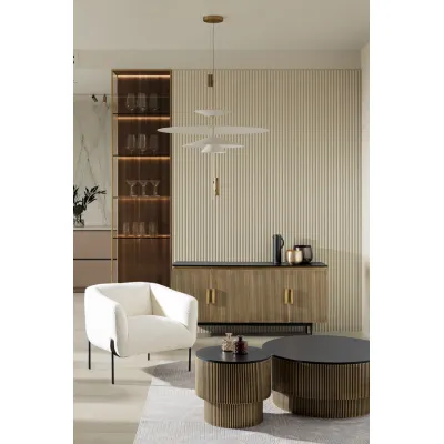 comprar SILLÓN CLAUDINE BLANCO BUCLÉ online de BIZZOTTO desde 534,82 €