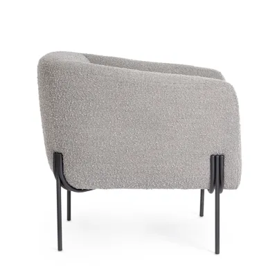comprar SILLÓN CLAUDINE GRIS BUCLÉ online de BIZZOTTO desde 534,82 €