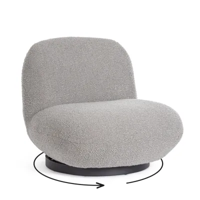 comprar SILLÓN MARGOT GIRAT GRIS BUCLÉ online de BIZZOTTO desde 641,78 €