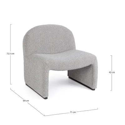 comprar SILLÓN BASSILLA GRIS online de BIZZOTTO desde 419,63 €