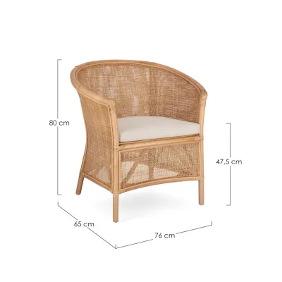 comprar SILLÓN CON COJINES ADELFA online de BIZZOTTO desde 434,03 €