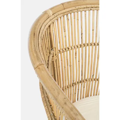 comprar SILLÓN CON COJINES CONSUELO NATURAL online de BIZZOTTO desde 239,58 €