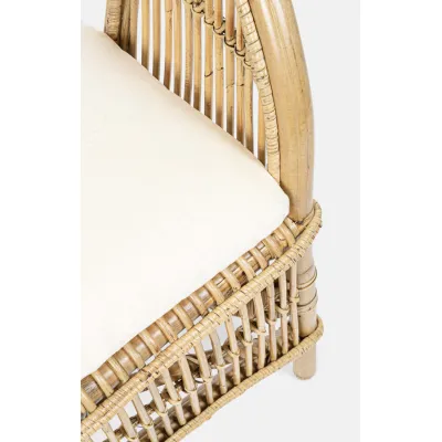 comprar SILLÓN CON COJINES CONSUELO NATURAL online de BIZZOTTO desde 239,58 €