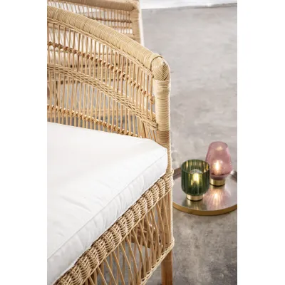 comprar SILLÓN CON COJINES JOSEFINA NATURAL online de BIZZOTTO desde 370,26 €