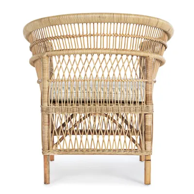 comprar SILLÓN CON COJINES JOSEFINA NATURAL online de BIZZOTTO desde 370,26 €