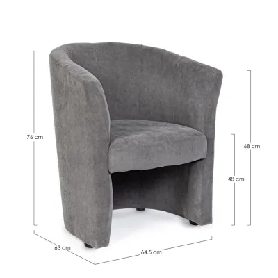 comprar SILLÓN BELIZE ANTRACITA online de Yes desde 226,51 €