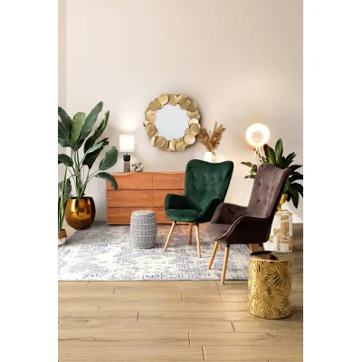 comprar SILLÓN JULIET VELVET GRIS online de BIZZOTTO desde 315,81 €