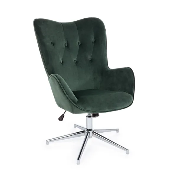 SILLÓN FARIDA TERCIOPELO VERDE