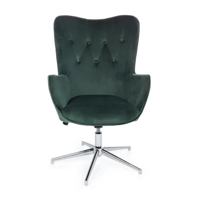 comprar SILLÓN FARIDA TERCIOPELO VERDE online de BIZZOTTO desde 315,81 €