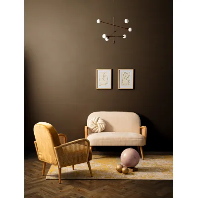 comprar SILLÓN DALIDA MOSTAZA online de BIZZOTTO desde 386,72 €
