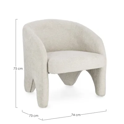 comprar SILLÓN JUNKO DOVE online de BIZZOTTO desde 411,40 €