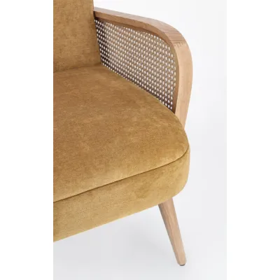 comprar SILLÓN DALIDA MOSTAZA online de BIZZOTTO desde 386,72 €