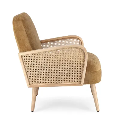 comprar SILLÓN DALIDA MOSTAZA online de BIZZOTTO desde 386,72 €