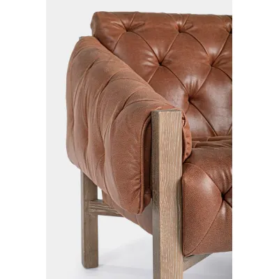 comprar SILLÓN HARRISON MARRÓN VINTAGE online de Bizzotto Homemotion desde 822,80 €