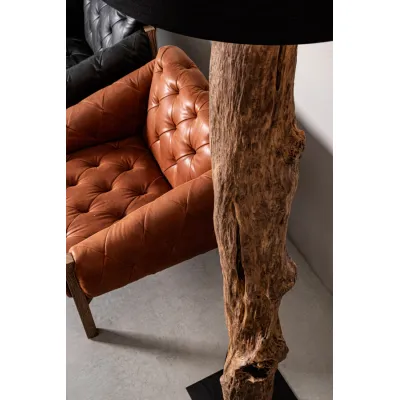 comprar SILLÓN HARRISON MARRÓN VINTAGE online de Bizzotto Homemotion desde 822,80 €