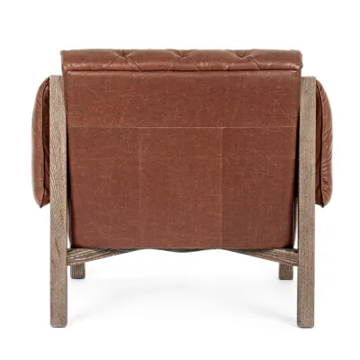 comprar SILLÓN HARRISON MARRÓN VINTAGE online de Bizzotto Homemotion desde 822,80 €