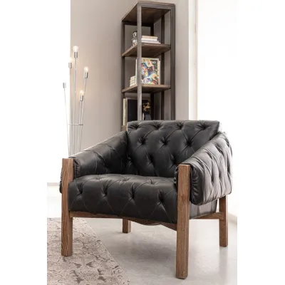 comprar SILLÓN HARRISON NEGRO online de Bizzotto Homemotion desde 822,80 €