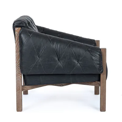 comprar SILLÓN HARRISON NEGRO online de Bizzotto Homemotion desde 822,80 €